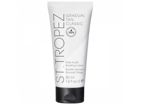 St. Tropez Gradual Tan Classic Daily Youth Boosting Cream Drėkinamasis laipsninio įdegio kremas veidui, 50ml